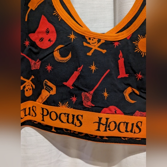 Disney Hocus Pocus Cotton Scoop Neck Bralette. Torrid size 1. NWT - Picture 4 of 8